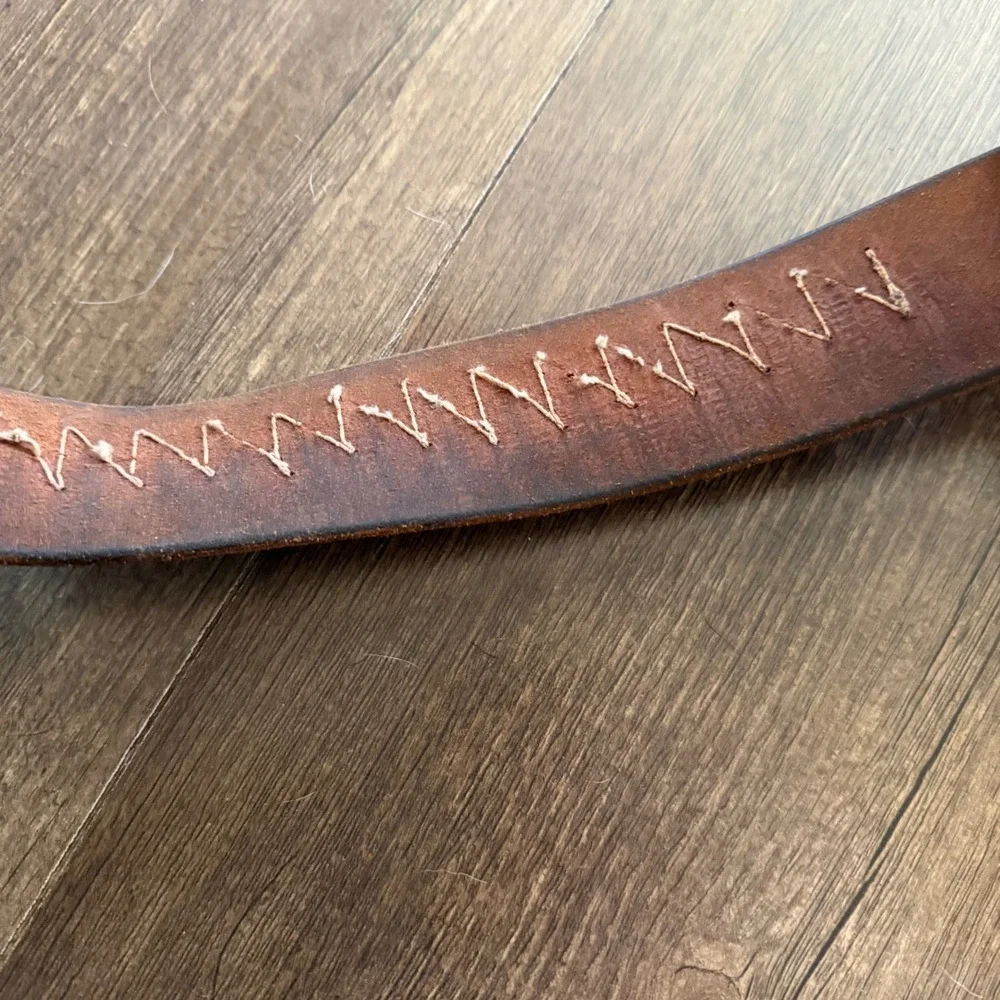 Vintage Hunter Leather Holster and Belt Set Brown 110016 Western Cartridge Loops